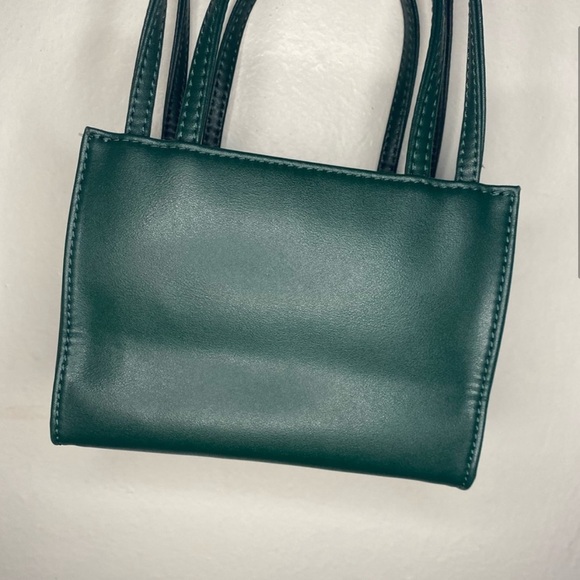 Telfar Small Shopping Bag in Dark Olive - Picture 3 of 9